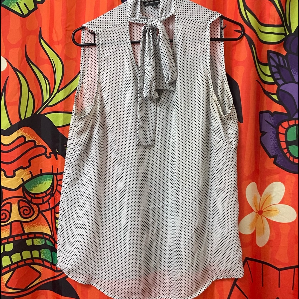 🖤Polka Dot Vintage Tie Blouse/Tunic🖤